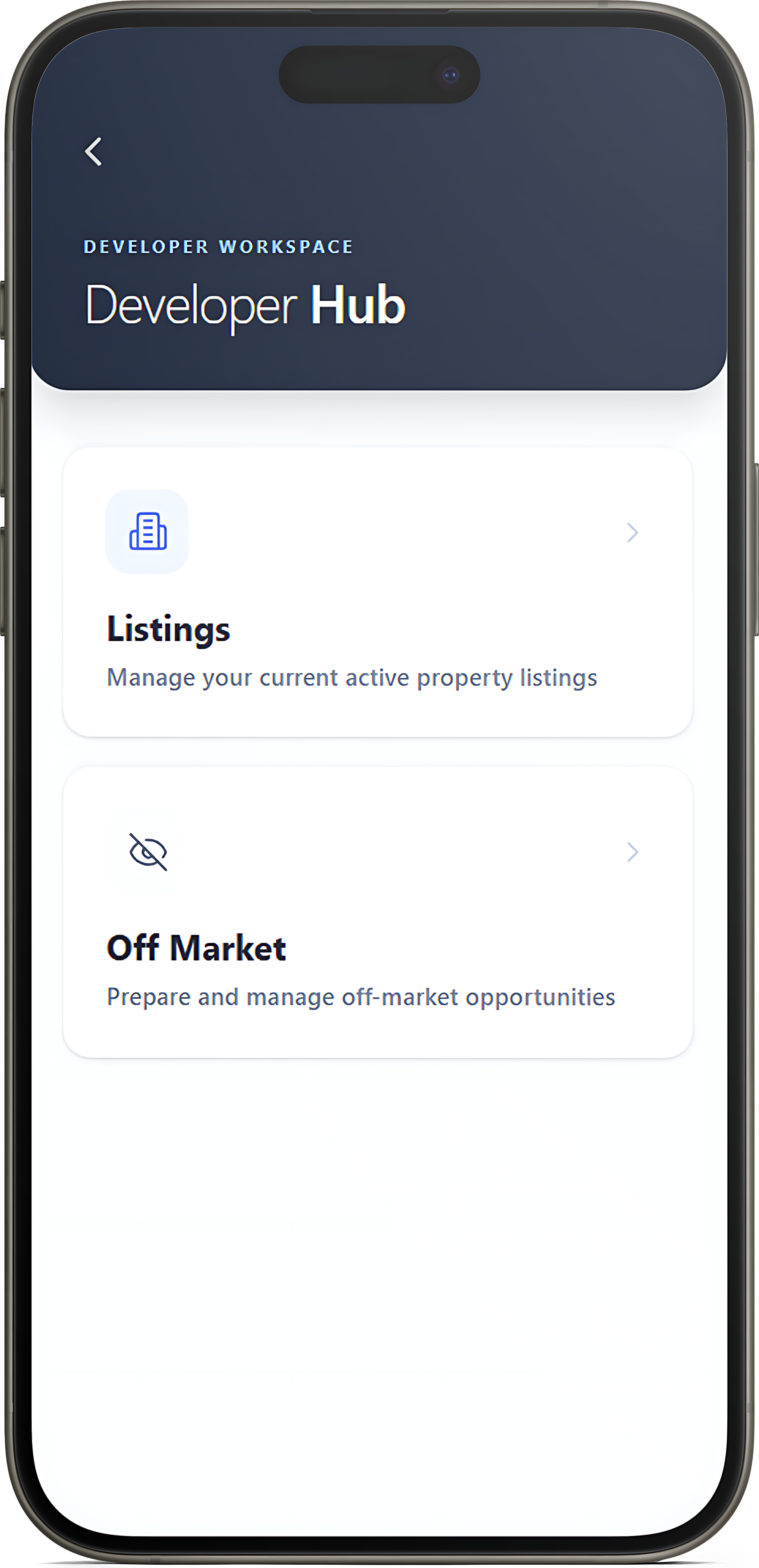 Developer Hub Dashboard